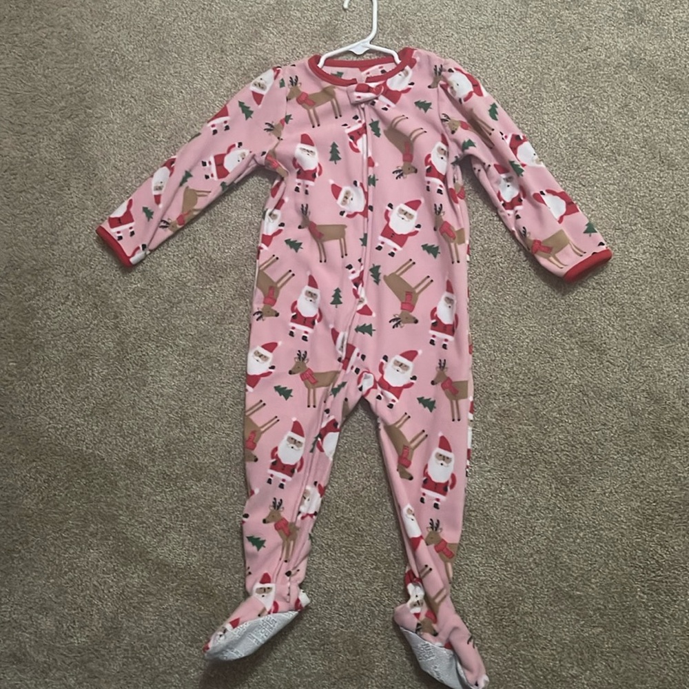 Carters Christmas Footie Pajamas - 3T